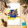 Atlanta Braves (5) Theme Beach Towel Sand Resistant Soft And Comfortable Suitable For The Pool Camping Yoga And Diving A Travel