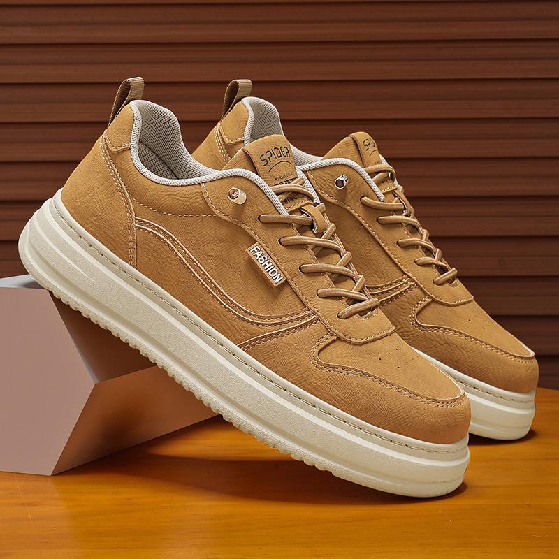 Men Comfortable Oxfords Shoe Men's Work Shoes Board Outdoor Driving Fla Genuine Leather Casual Shoes Cow Suede Wear-resisyant