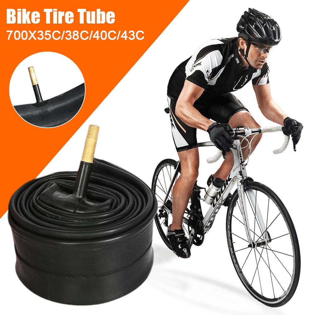 Bicycle Inner Tube 1PC 700X35C/38C/40C/43C Schrader Presta Butyl Rubber MTB Road Bike Tube Inner Tyre Bicycle Parts Tools