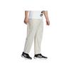 Adidas Solid Color Long Sports Pants with Logo Patch Men Bottoms Khaki IC7839