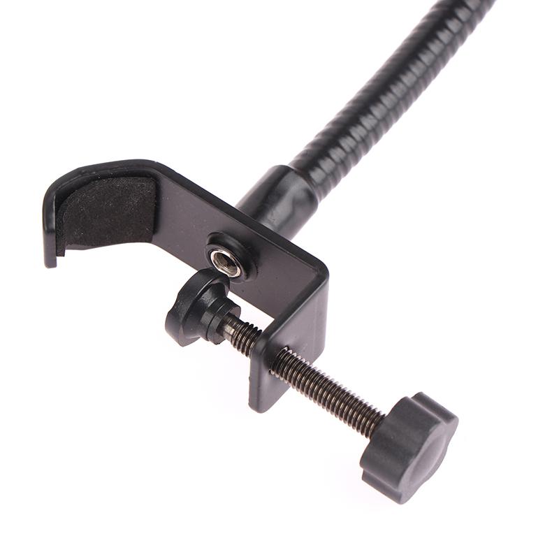 Flexibilní mikrofonní husí krk Stojan na telefon se stolní svorkou pro rozhlasové vysílací studio Zařízení pro živé vysílání Stanice