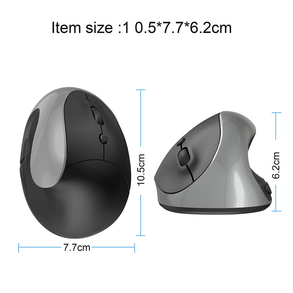 2.4G Vertical Wireless Mouse 2400 DPI Wireless Vertical Ergonomic Optical Mouse 6 Buttons Laptops Computer PC Mice for Laptop PC