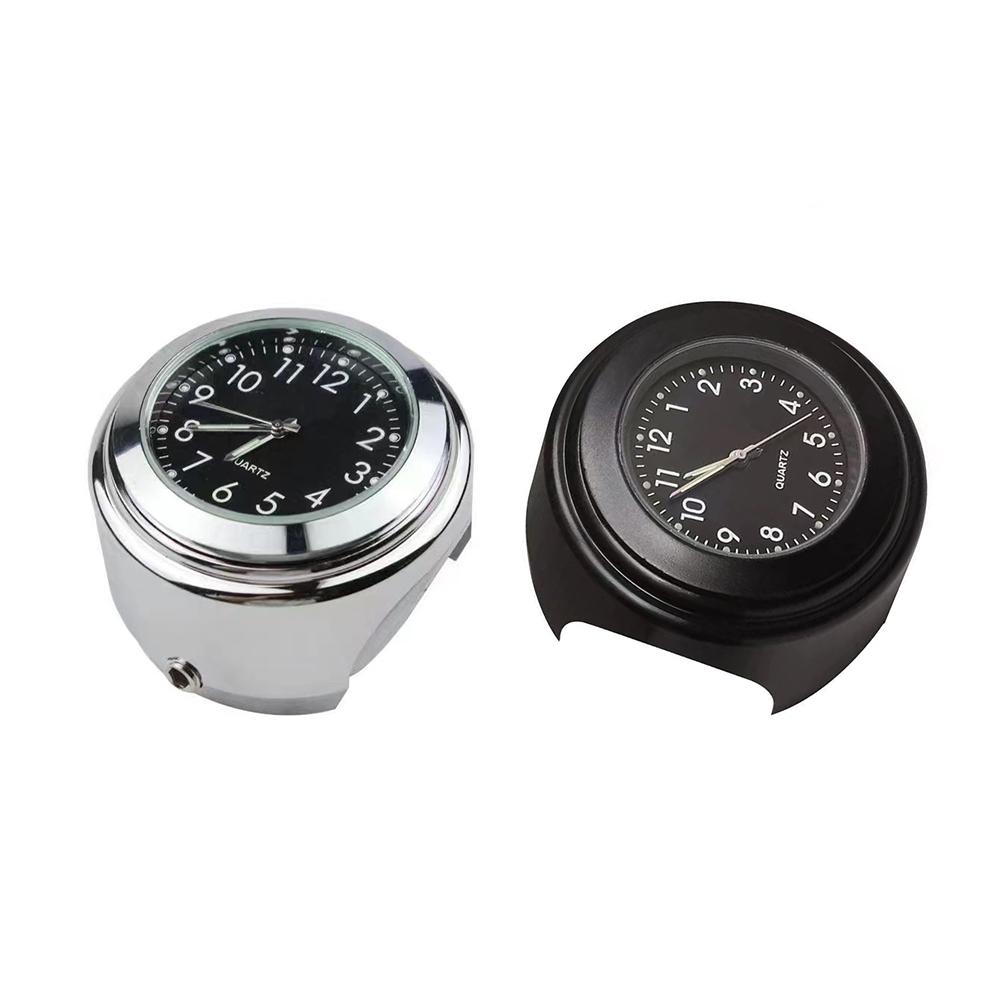 1 szt. Uniwersalny Wodoodporny Aluminiowy Uchwyt do Motocykla Roweru Zegar Kwarcowy Harmonogram Akcesoria do Kierownicy P4Q9