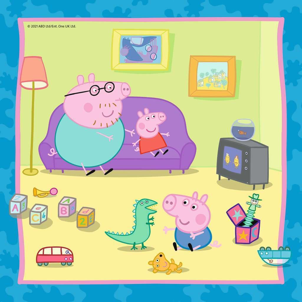 Ravensburger Kinderpuzzle 05579 - Peppas Familie Und Freunde - 3x49 Teile Peppa Pig Puzzle Für Kinder Ab 5 Jahren