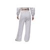 Jordan Flight Fleece Logo Drawstring Solid Color Casual Knit Sports Pants Women Pants Heather-Birch FV7156-051