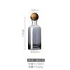 Gray Amber Color Glass Water Pitcher with Handle Heat Resisttant Cold Hot Kettle Large-capacity Tea Pot Water Bottle Juice Jug