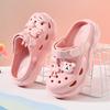 Eva Breathable Summer Girls Sandals With Nonslip Cartoon Design In Soft Colors