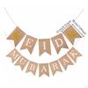 Celestial Moon Burlap Pennant Banner, Party Hanging Flag, Event Decor