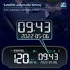 Solar Auto HUD GPS Head-Up Display Digital Uhr Tachometer Über-Geschwindigkeit Alarm Müdigkeit Fahren Alarm Höhe Kilometerstand Anzeige