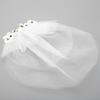Pet Wedding Veil Dog Flower Headdress Veil Clip Pet Dog Accessory (S)