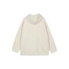 Uniqlo Plain Loose Fit Hooded Long Sleeve Minimalist Pullover Sweatshirt Unisex Sweatshirt Light-Beige 452187-30