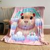 Cute Hamster In Dreamy Clouds Print Blanket Soft and Cozy Perfect for the Living Room Bed Sofa or a Nap,gift
