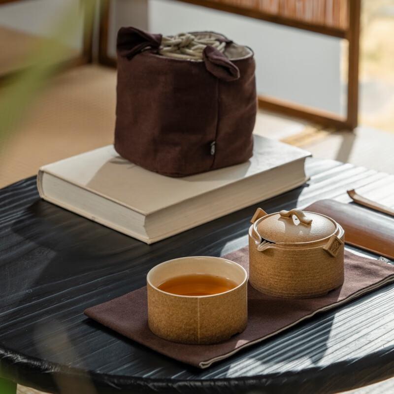 Wanqian Tang Ceramic Portable Quick Tea Set