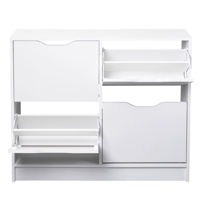 Inter Link Armoire À Chaussures WESTPHALEN 8-B Blanc