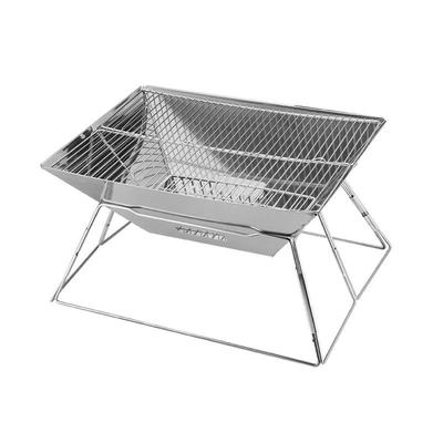New Portable BBQ Grilling Basket Home Stainless Steel Nonstick Barbecue Grill Basket Tools Mesh Outdoor Barbecue Tools