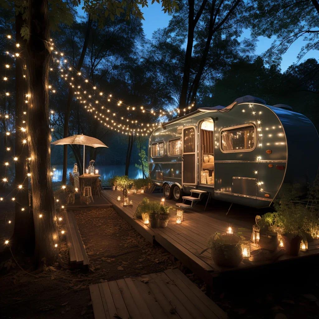 Solar Camping String Lights-50/100 LEDs Bright Waterproof Outdoor Decor for RV Tent Car Camping Ambient Lighting for Camper Gear