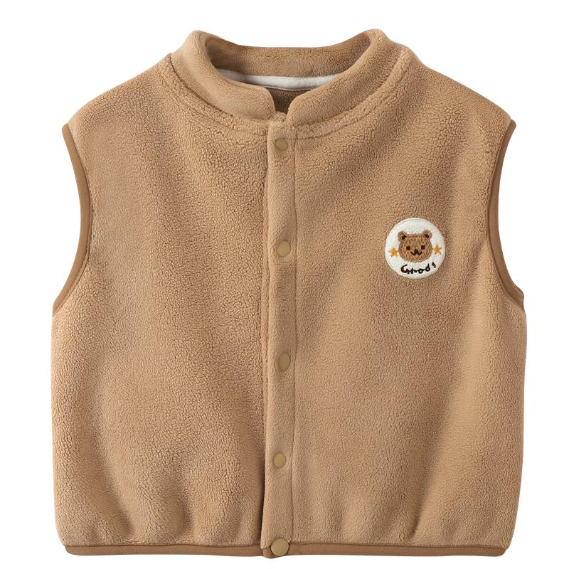 Youqi Baby Plush Thickened Vest Top 90