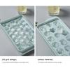 2Pcs Round Ice Cube Tray with Lid Plastic Spherical Style Ice Mold DIY Mould Ice Ball Maker Kitchen Tools