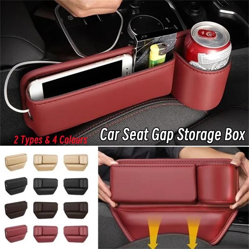 

1X 2 типа ящик для хранения автомобильного сиденья, водостойкий кожаный наполнитель для сиденья, консоль, боковой органайзер, сумка, аксессуары для салона автомобиля
