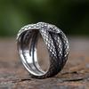 New Good Detail Men's Punk Rock FASHION Ring With 3D Snake Gothic Style 316L Stainless Steel Biker Anel Movie jewellery