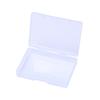 6Pcs Clear PP Plastic Small Storage Box Set Sturdy Eco Friendly Transparent Organizer for Jewelry Beads Coins Crafts Home