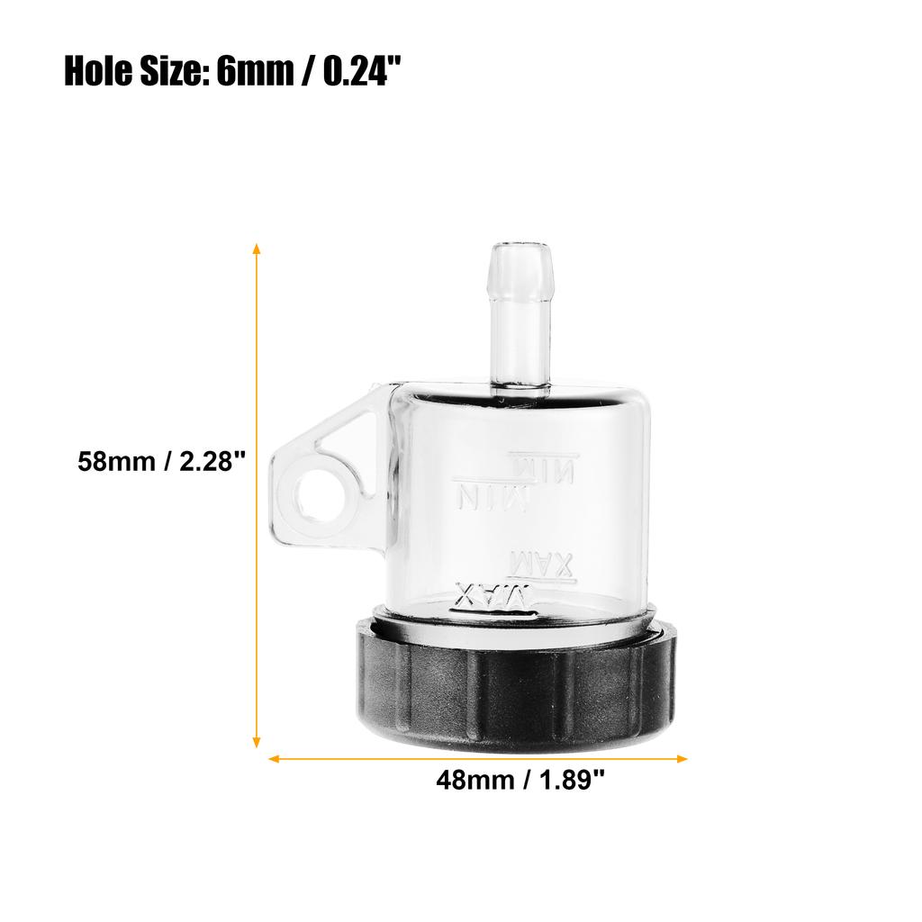 Motoforti Motorcycle Lever Brake Oil Tank Foot Brake Master Cylinder Oil Cup Fluid Bottle Reservoir Dirt Bike Scooter Universal