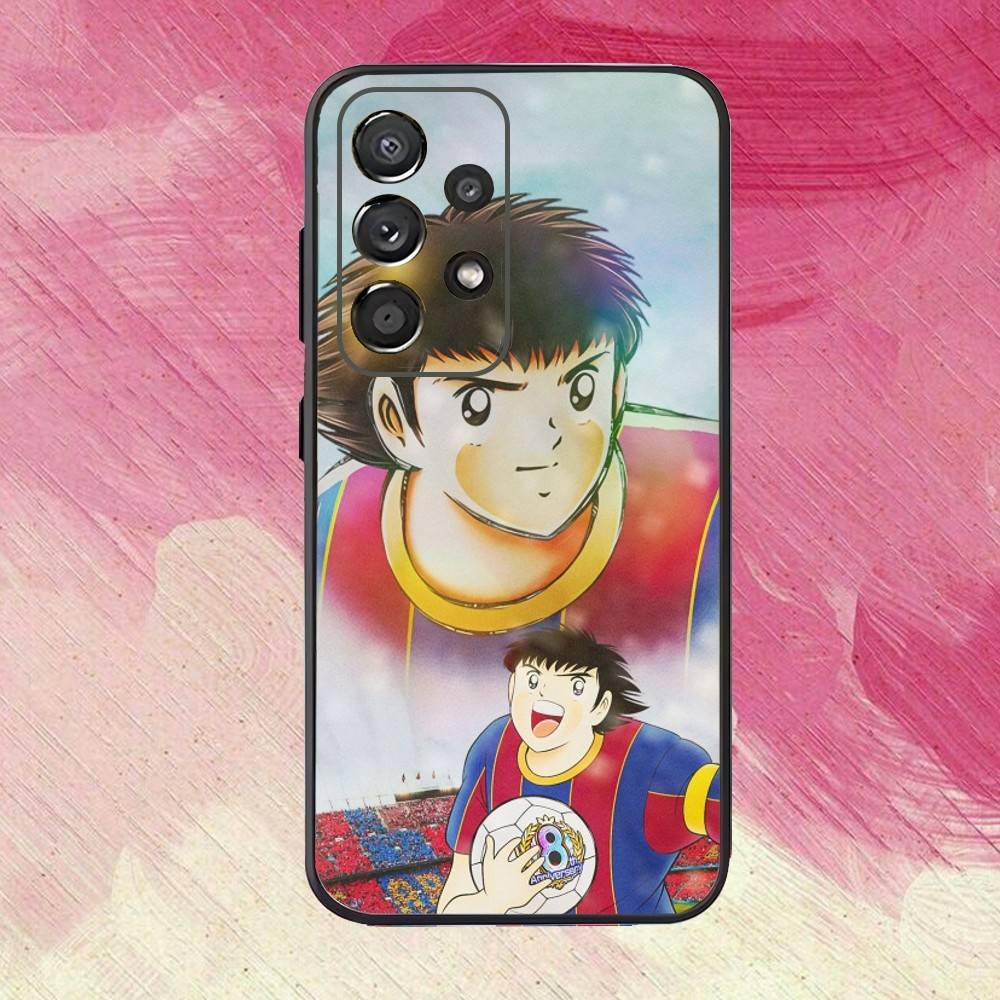 Comic C-Captain Tsubasas Phone Case For Samsung S25,S24,S21,S22,S23,S30,Ultra,S20,Plus,Fe,Lite,Note,10,9,5G Black Cover