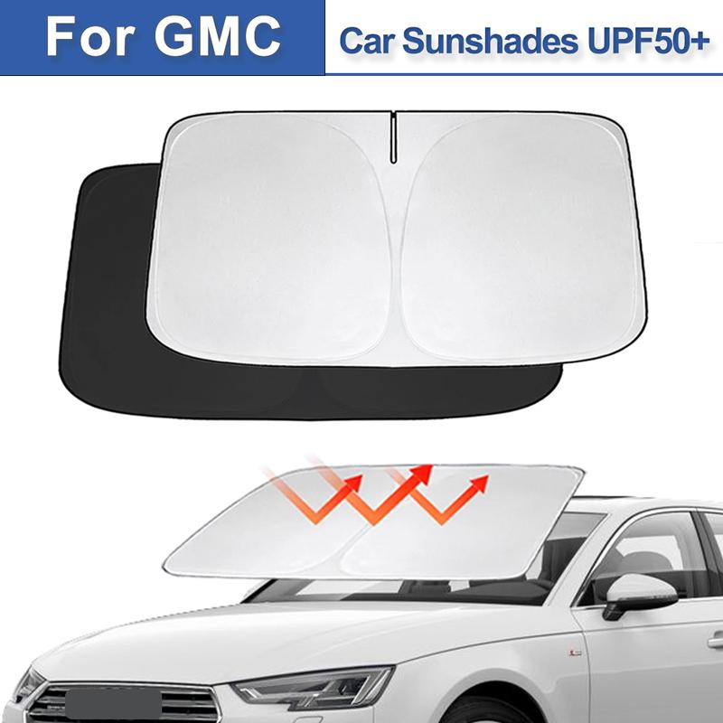 Car Windshield SunShade For GMC Acadia Tahoe Yukon Suburban Silverado Sierra Terrain Sun Visor UV Protection Auto Parts