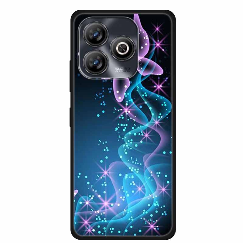 Pro ZTE BLADE A75 4G Pouzdro Zvířata Měkký Silikon TPU Pouzdra na Telefon Zadní Kryt Pro ZTE BLADEA75 Nárazuvzdorný Vlk Ochranný Cool Coque