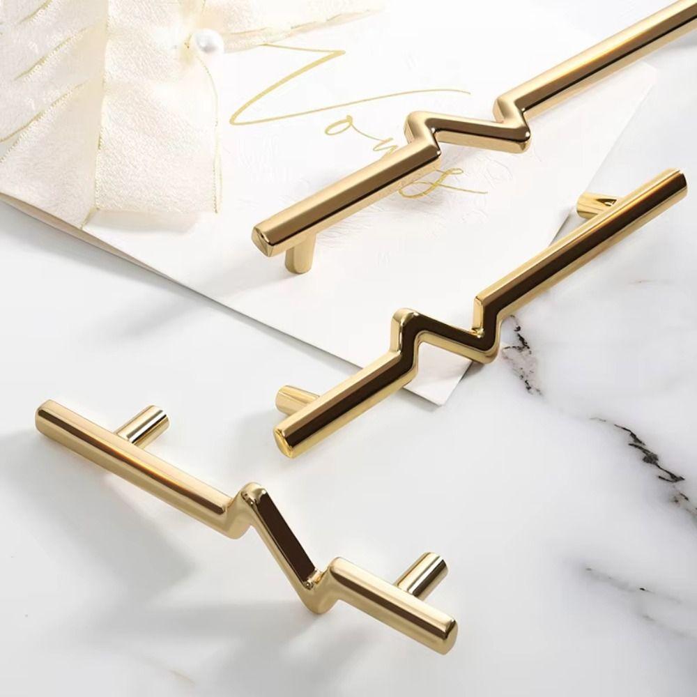 2pcs Retro Zinc Zinc Zinc Alloy Door Handles Modern Furniture Handle Hardware Elegant Drawer Knobs  Dresser