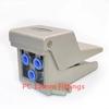 4F210-08 2 Position 5 Way Momentary Air Tool Foot Pneumatic Pedal Valve Switch4F210-08L with Lock Pedal Valve