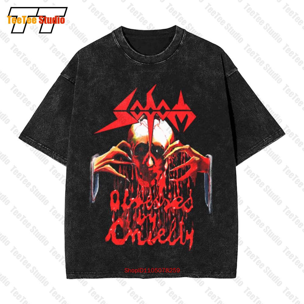 Sodom Obsessed By Cruelty Vintage Oversized TShirt VUDQ S