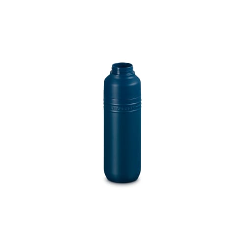 [Red Dot Design Award 2025 Winner] Le Creuset Water Bottle, 500ml, Deep Teal, Stainless Steel, Vacuum Insulated, Keeps Drinks Hot or Cold, Wide Mouth,