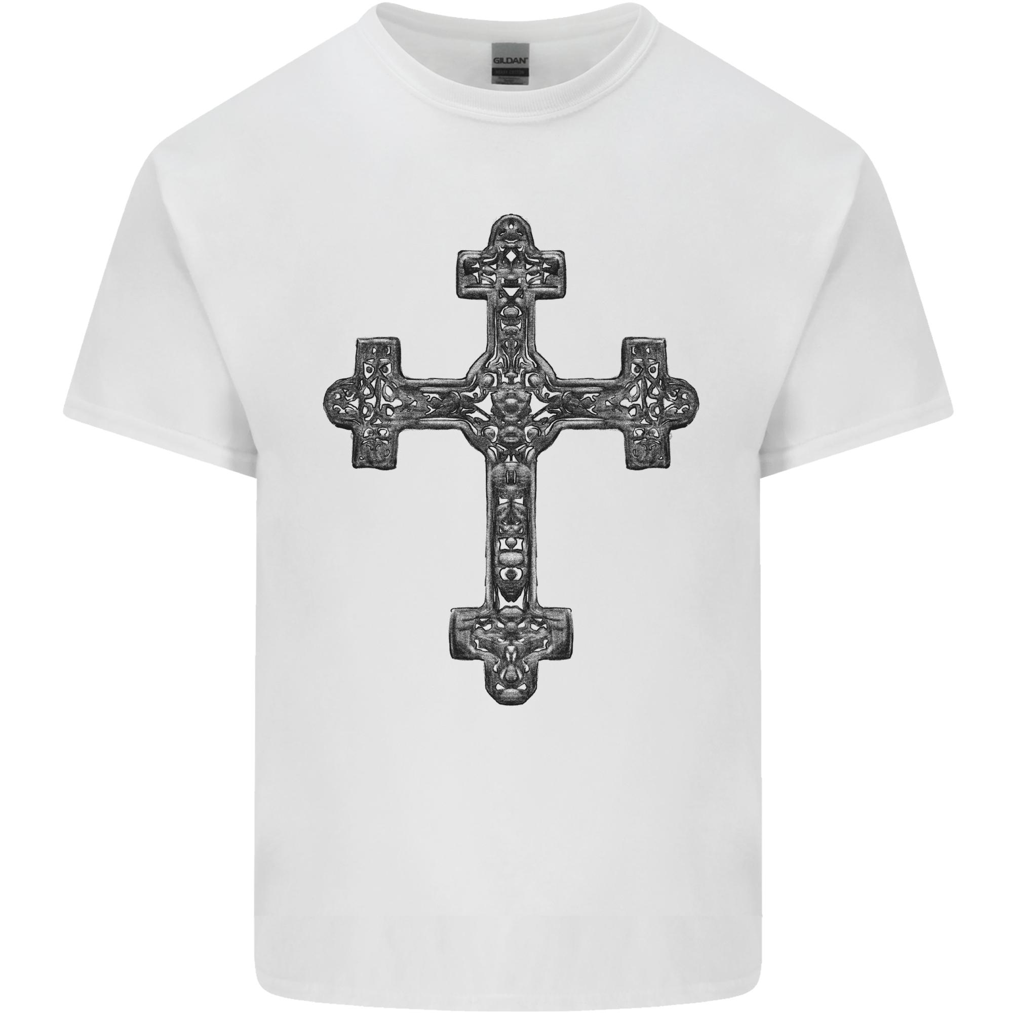 Gothic Cross Viking Pagan Unisexs Light Cotton TShirt S