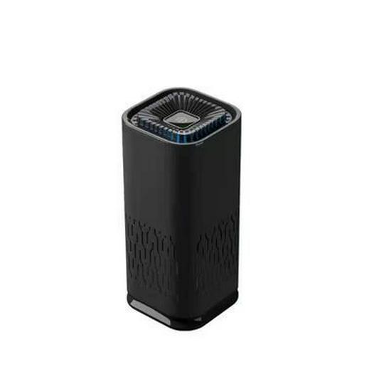 Compact Car Ion Air Purifier: Odor & Smoke Eliminator for Office or Desktop