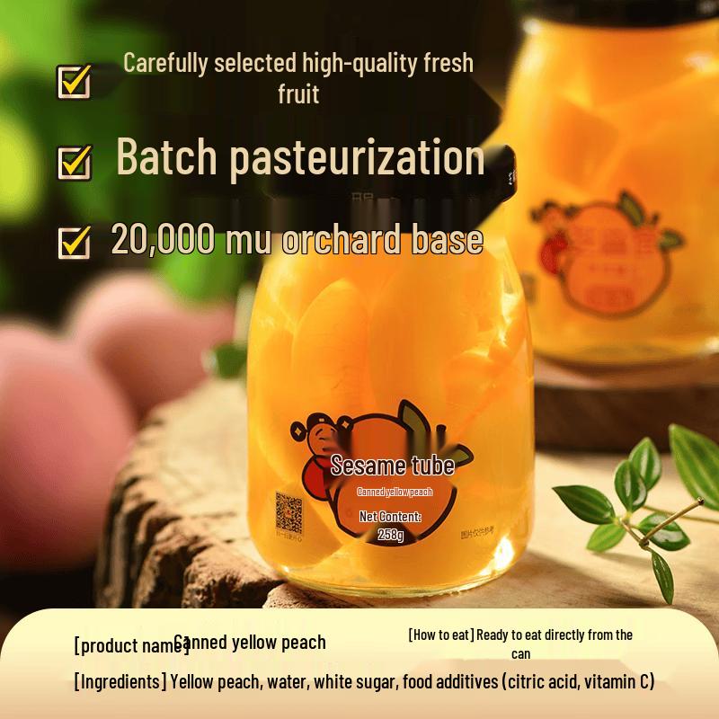 Yellow Peach Canned Gift Box