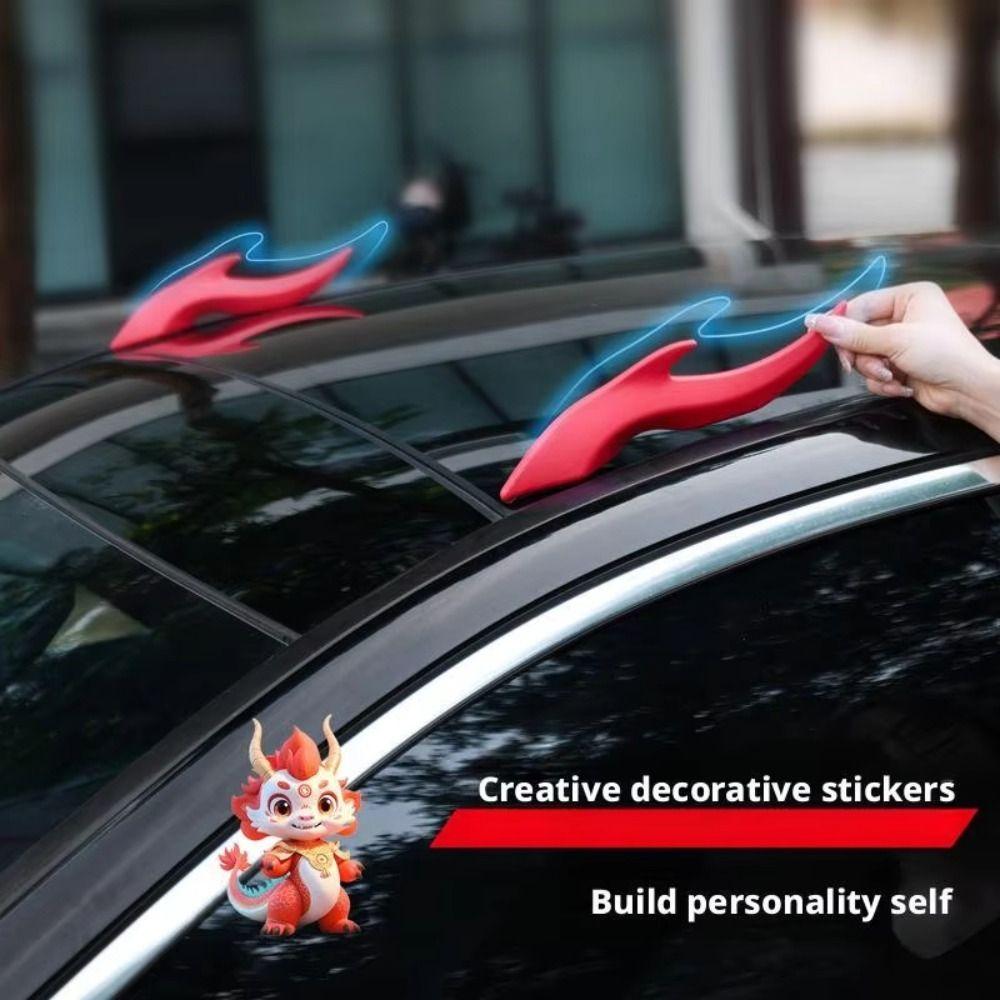 3D Stereo Design Car Roof Decoration Universal Fit Self-Adhesive Decoration  Truck Accessories