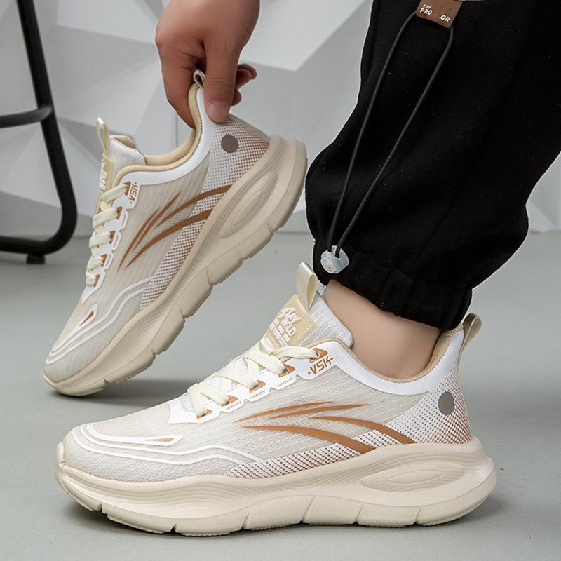 Large size 45464748 sports shoes couple Korean version mesh platform shoes breathable and comfortable casual running men's and women's shoes