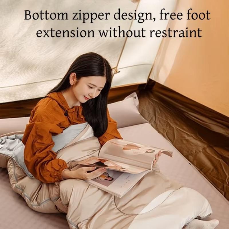 Camping Sleeping Bag Ultralight Waterproof 4 Season Warm Envelope Backpacking Sleeping Bags for Outdoor Traveling Hiking