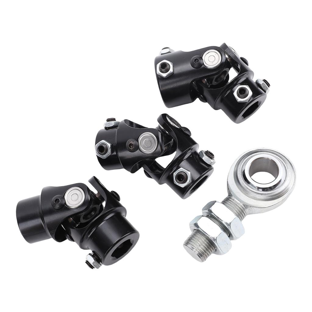 36in Steel Steering Shaft and 3 4in Support Bearing U Joint SJS08 for 3 4in 30 Spline Input Shaft Car Steering Box