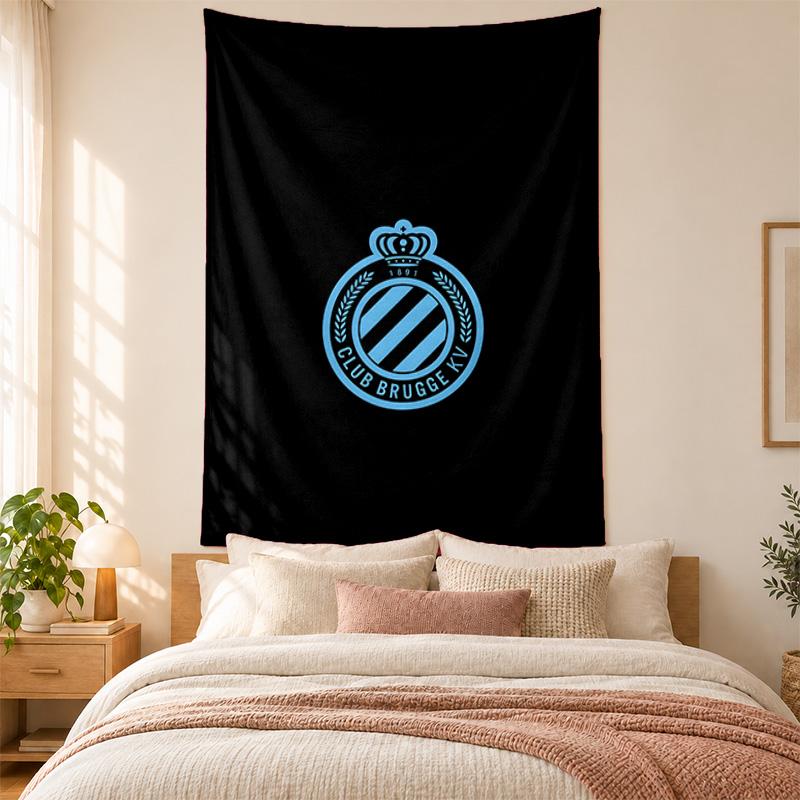Club Brugge KV Tapestry Highquality for Decorating Living Room Bedroom Dorm Walls Ideal As Bedroom Wallart Orholiday Gift