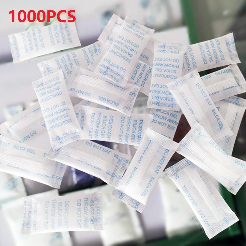 0.5g Non-Toxic Silica Gel Sachet Desiccant Damp Kitchen Room Moisture Absorber Dehumidifier Anti Humidity Bag Clothes Storage