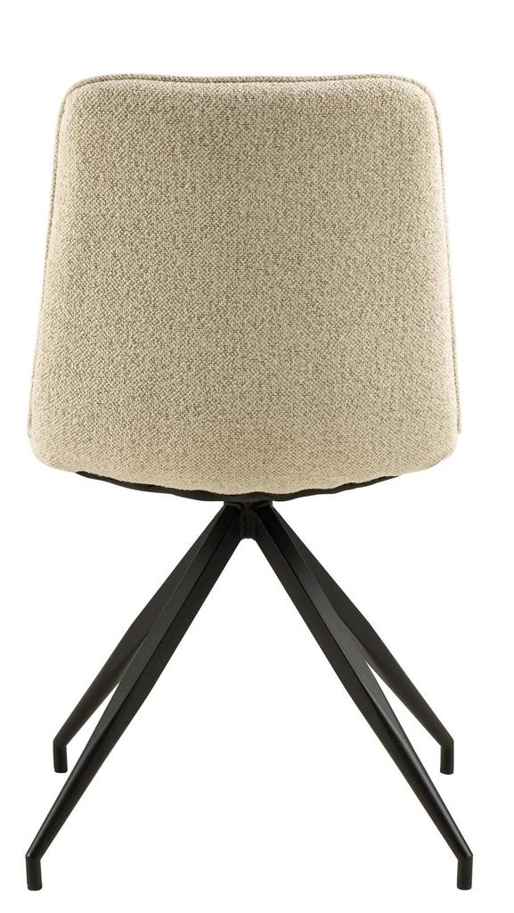 Capone CHAIR BEIGE boucle metal upholstery