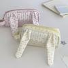 Polka Dot Print Korean Style Pen Bag Rabbit Big Ear Cloth Stationery Bag Pencil Pouch  School