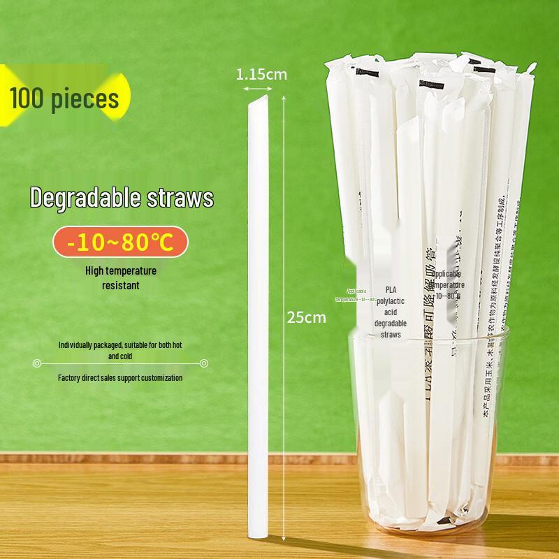 Bo Zhen Jiang Chu Thick Disposable Milk Tea Straws