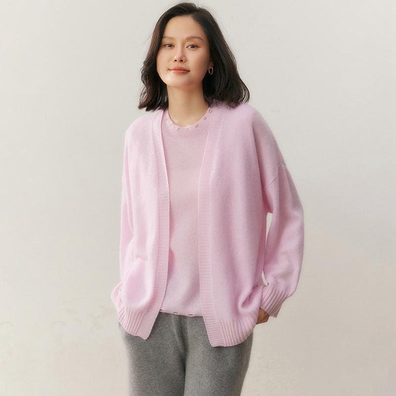 Qinghe 100% Pure Cashmere Women's Sweater - Ultra Soft Luxury Winter Pullover