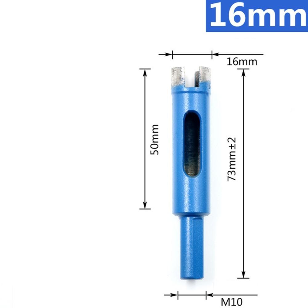 Protable Reliable Diamond Drill Core Bits Glass Hole Blue Coated Cutting