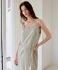 The Ello Tie Strap Dress (Beige)