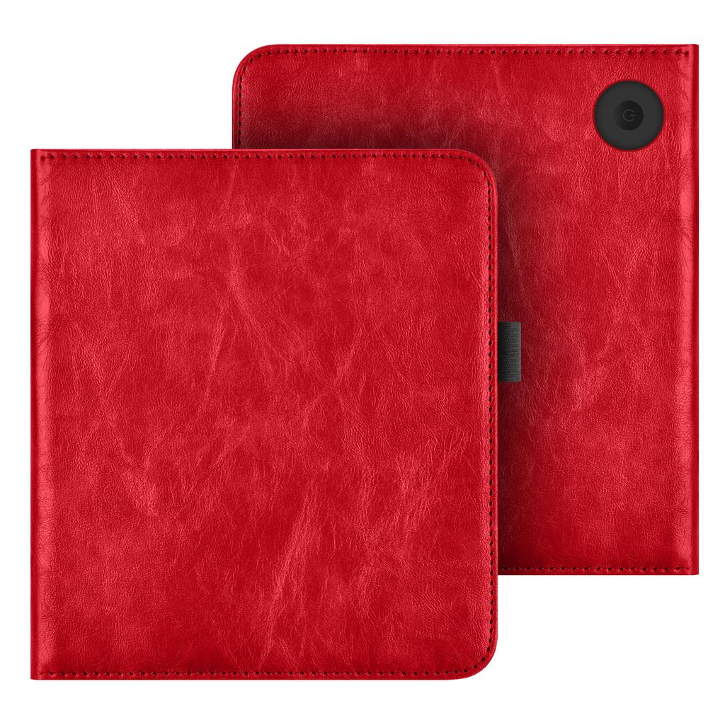 For KOBO Libra Colour/Libra 2/Libra H2O Case with Hand Strap Stand Card Slot 7 Inch Leather Cover Ebook N428 N418 N873 Funda