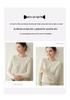 Women's Light Luxury Cashmere Sweater - Autumn/Winter Cable Knit, Round Neck, Slimming Fit, Long Sleeve.